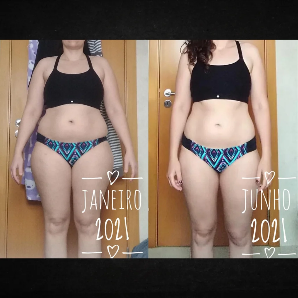 Comparação da transformação fisiologica da Sara